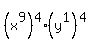 %28x%5E9%29%5E4%2A%28y%5E1%29%5E4