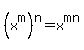 %28x%5Em%29%5En=x%5Emn
