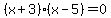 %28x+%2B+3%29%28x+-+5%29+=+0