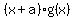 %28x+%2B+a%29%2Ag%28x%29