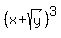 %28x+%2B+sqrt%28y%29%29%5E3