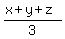 %28x+%2B+y+%2B+z%29%2F3