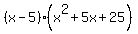 \"%28x++-+5%29%28x%5E2+++%2B+++5x+++%2B+++25%29\"