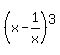 %28x+-+1%2Fx%29%5E3
