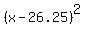 \"%28x+-+26.25+%29%5E2+\"