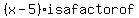 %28x+-+5%29+is+a+factor+of+%7B%7B%7Bf%28x%29