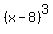 %28x+-+8%29%5E3+