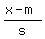 %28x+-+m%29%2Fs