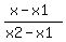 %28x+-+x1%29%2F%28x2+-+x1%29+