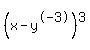 %28x+-+y%5E-3%29%5E3