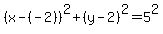 %28x-%28-2%29%29%5E2%2B%28y-2%29%5E2=5%5E2