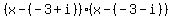 %28x-%28-3%2Bi%29%29%28x-%28-3-i%29%29
