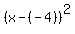 %28x-%28-4%29%29%5E2