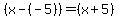 %28x-%28-5%29%29=%28x%2B5%29