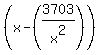 %28x-%283703%2Fx%5E2%29%29