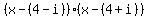 %28x-%284-i%29%29%28x-%284%2Bi%29%29