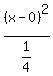 %28x-0%29%5E2%2Fexpr%281%2F4%29