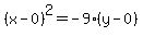 %28x-0%29%5E2=-9%28y-0%29