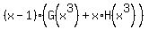 %28x-1%29%28G%28x%5E3%29%2Bx%2AH%28x%5E3%29%29