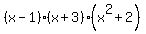 %28x-1%29%28x%2B3%29%28x%5E2%2B2%29