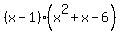 %28x-1%29%28x%5E2+%2B+x+-+6%29