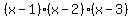 %28x-1%29%28x-2%29%28x-3%29
