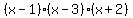 %28x-1%29%28x-3%29%28x%2B2%29