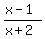 %28x-1%29%2F%28x%2B2%29+