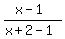 %28x-1%29%2F%28x%2B2-1%29