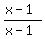 %28x-1%29%2F%28x-1%29