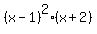 %28x-1%29%5E2%28x%2B2%29
