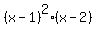%28x-1%29%5E2%28x-2%29