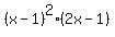 %28x-1%29%5E2%2A%282x-1%29