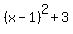 %28x-1%29%5E2%2B3