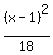 %28x-1%29%5E2%2F18
