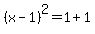 %28x-1%29%5E2=1%2B1
