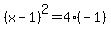 %28x-1%29%5E2=4%28-1%29