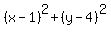 %28x-1%29%5E2+%2B+%28y-4%29%5E2%29