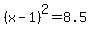 %28x-1%29%5E2+=+8.5