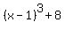 %28x-1%29%5E3+%2B+8
