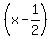 %28x-1%2F2%29