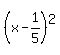 %28x-1%2F5%29%5E2