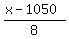 %28x-1050%29%2F8