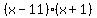 %28x-11%29%28x%2B1%29