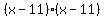 %28x-11%29%28x-11%29