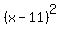 %28x-11%29%5E2