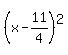 %28x-11%2F4%29%5E2