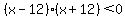 %28x-12%29%28x%2B12%29%3C0