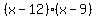 %28x-12%29%28x-9%29
