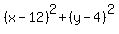 %28x-12%29%5E2+%2B+%28y-4%29%5E2